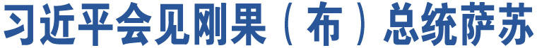 習(xí)近平會(huì)見(jiàn)剛果（布）總統(tǒng)薩蘇